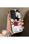 Samsung Galaxy S23 Ultra Compatible Silicone Edge-to-Edge Hard Back Case with Goku Design—Romantic Couple Phone Case - 3