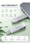 محرك أقراص فلاش USB مزدوج الواجهة، متوافق مع USB 3.0/2.0 وType-C، بسعة 128 جيجابايت، ويوفر سرعة تخزين عالية، ويدعم القراءة بسرعة فائقة. - 5