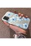 Samsung Galaxy A07 Compatible Silicone Hard-Edge Back Case with Floral Print—Romantic Couple Phone Case - 2