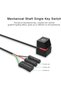 Desktop Computer Power Switch, External Remote Start PC Motherboard Power On Off Switch Button Exten - 3