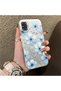 Samsung Galaxy A31 Compatible Silicone Hard-Edge Back Case with Floral Print—Romantic Couple Phone Case - 3