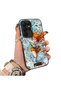 Samsung Galaxy S22 Ultra Compatible Silicone Edge-to-Edge Hard Back Case with Nami Pattern—Romantic Couple Phone Case