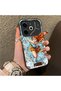 Tecno Pova 6 Compatible Silicone Edge Hard Back Case with Nami Pattern—Romantic Couple Phone Case - 3