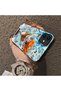 iPhone 11-Compatible Silicone Hard-Edge Back Case with Nami Pattern—Lovers' Phone Case - 4