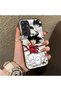 Samsung Galaxy A34 Compatible Silicone Hard-Edge Back Case with Goku Design—Romantic Couple Phone Case - 3