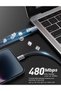 كابل من نوع C إلى Lightning بطول 2 متر لأجهزة iPhone 17/16/15/14/13/12/11/10 وiPad - 4