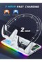 حامل جهاز PS5 ومحطة تبريد من Xkimos مع محطة شحن مزدوجة لوحدات التحكم، تتضمن شاحن وحدات التحكم - 3