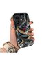 iPhone 17-Compatible Silicone Edge-Reinforced Back Case with Dragon Pattern—Romantic Couple Phone Case