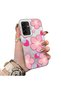 Samsung Galaxy A26 Compatible Silicone Hard-Edge Back Case with Strawberry Pattern—Romantic Couple Phone Case