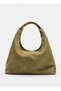 Zippered Casual Hobo Shoulder Bag