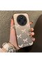 Redmi 14C Compatible Silicone Hard-Edge Back Case with Bow Tie Pattern—Cute Couple Phone Case - 3