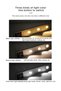 مصباح LED للخزانة مزود بمستشعر حركة، قابل للشحن عبر USB، 3 أوضاع للألوان، تصميم فائق النحافة للاستخدام تحت الخزانة. - 7