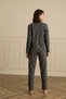 18304 Women's Long-Sleeved Button-Down Pajama Set - 3