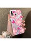 Samsung Galaxy A30 Compatible Silicone Hard-Edge Back Case with Strawberry Pattern—Cute Couple Phone Case - 3