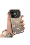 Tecno Pova 6 Compatible Silicone Edge-to-Edge Hard Back Case with Bow Tie Pattern—Romantic Couple Phone Case