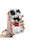 iPhone 15-Compatible Silicone Edge-Reinforced Back Case with Goku Design—Couple's Phone Case
