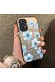 Samsung Galaxy A52s Compatible Silicone Hard-Edge Back Case with Floral Print—Romantic Couple Phone Case - 3