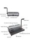 SD-1201 Comb Binding Machine, 200-Sheet Capacity, 21-Hole - 4