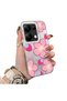 Poco M6 Pro 4G-Compatible Silicone Hard-Edge Back Case with Strawberry Pattern—Cute Couple Phone Case