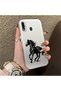 Samsung Galaxy A30 Compatible Silicone Hard-Edge Back Case with Patterned "Lovers" Phone Case - 3