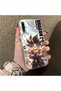 Samsung Galaxy A50 Compatible Silicone Hard-Edge Back Case with Dragon Ball Design—Romantic Couple Phone Case - 3