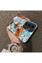 Samsung Galaxy S24 FE Compatible Silicone Hard-Edge Back Case with "Nami" Pattern—Romantic Couple Phone Case - 4