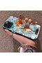 iPhone 13 Pro Compatible Silicone Hard-Edge Back Case with Nami Pattern—Couple's Phone Case - 2