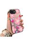 iPhone 17e-Compatible Silicone Edge-Reinforced Back Case with Strawberry Pattern—Couple's Phone Case