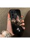 Infinix Note 50 4G-Compatible Silicone Hard-Edge Back Case with Wukong Design—Romantic Couple Phone Case - 3