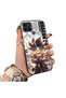 Realme C21Y Compatible Silicone Hard-Edge Back Case with Dragon Ball Design—Romantic Couple Phone Case