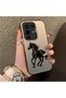Infinix Note 50 Pro 4G-Compatible Silicone Hard-Edge Back Case with "Loving Couple" Pattern Phone Case - 3