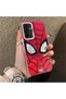 Samsung Galaxy A26 Compatible Silicone Hard-Edge Back Case with Spider-Man Design—Romantic Couple Phone Case - 3