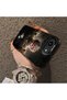 iPhone 17e-Compatible Silicone Hard-Edge Back Case with Wukong Design—Romantic Couple Phone Case - 4