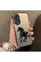 OPPO A60 Compatible Silicone Hard-Edge Back Case with Patterned "Loving Couple" Phone Case - 3