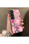 Realme C65 Compatible Silicone Hard-Edge Back Case with Strawberry Pattern—Romantic Couple Phone Case - 3