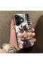iPhone 16-Compatible Silicone Hard-Edge Back Case with Dragon Ball Design—Couple's Phone Case - 3