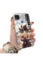 Redmi 10A Compatible Silicone Hard-Edge Back Case with Dragon Ball Design—Cute Couple Phone Case