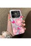 Tecno Pova 6 Compatible Silicone Edge-to-Edge Hard Back Case with Strawberry Pattern—Romantic Couple Phone Case - 3