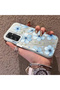 Samsung Galaxy A34 Compatible Silicone Hard-Edge Back Case with Floral Print—Romantic Couple Phone Case - 2