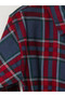 Quality Pieces from Çelebi Store: Checkered Embroidered Gabardine Baby Boy Shirt - 4
