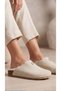Women's Winter Fur-Trimmed Slippers & House Slippers, Beige