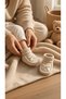 Supported Slippers with Bow Detail for Girls and Boys—Baby House Slippers and Shoes - 2