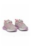 Ice-Pink Girls' Sneakers with Velcro Straps and Thick Soles, Sneakers 748 - 2