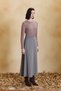 Gray A-Line Skirt - 3