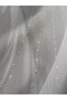 ROME ECRU 1/3 PLEATED TULLE SHEER CURTain APM - 3