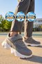 Gray Unisex Kids' Walking and Sneakers with Velcro Straps and Thick Soles - Kornos Sneakers - 2