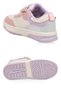 Girls' Powder-Colored Walking and Sneakers with Velcro Straps, Thick Sole—Star 26K Sneakers - 5