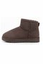 Women's Brown Suede-Look Winter Boots with Fuzzy Lining—Casual, Comfortable Sole Women's Boots - 4