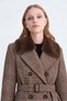 VIRELLE COAT, BROWN 14152