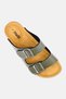 Men Slip On Cork Sandals, Deep Olive - 3